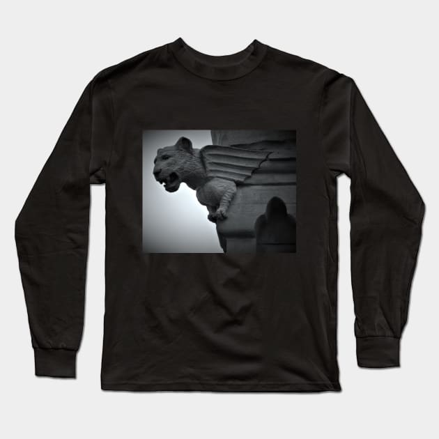 Gargoyle Long Sleeve T-Shirt by Spooky Cool